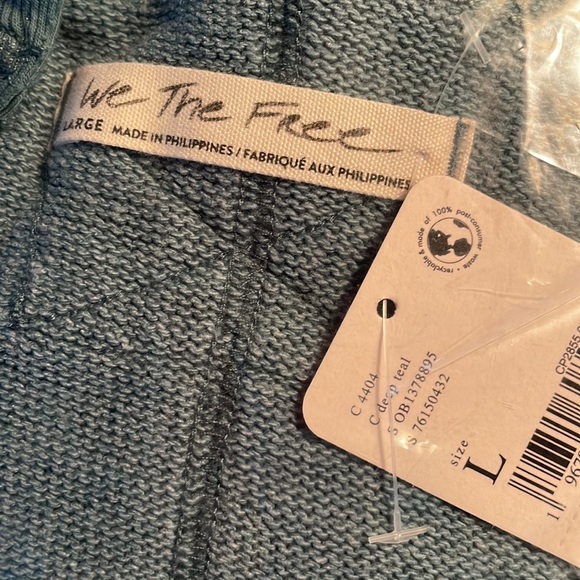 Free People Anyway Tee Deep Teal - Picture 7 of 7